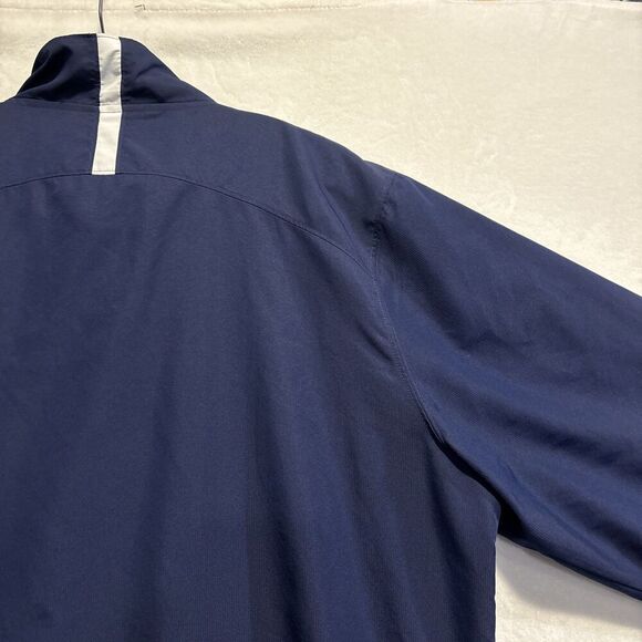 Under Armour Track Jacket Men’s XL Essential Woven Windbreaker Mesh Lined Blue - Picture 11 of 15